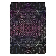 Mandala Neon Symmetric Symmetry Removable Flap Cover (l) by Pakrebo