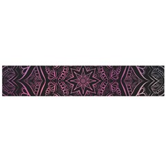 Mandala Neon Symmetric Symmetry Large Flano Scarf  by Pakrebo