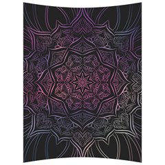 Mandala Neon Symmetric Symmetry Back Support Cushion by Pakrebo