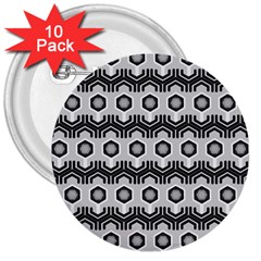 Pattern Abstract Desktop Wallpaper 3  Buttons (10 Pack)  by Pakrebo