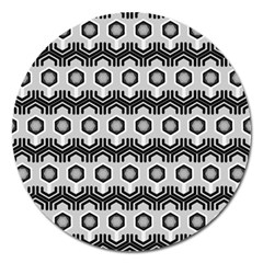 Pattern Abstract Desktop Wallpaper Magnet 5  (round) by Pakrebo