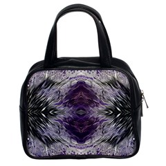 Pattern Abstract Horizontal Classic Handbag (two Sides) by Pakrebo