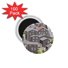 Village Place Portugal Landscape 1 75  Magnets (100 Pack)  by Pakrebo