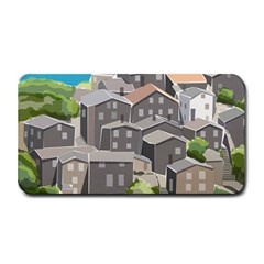 Village Place Portugal Landscape Medium Bar Mats by Pakrebo