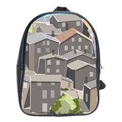 Village Place Portugal Landscape School Bag (xl) by Pakrebo