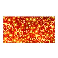 Pattern Valentine Heart Love Satin Wrap by Mariart