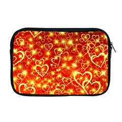 Pattern Valentine Heart Love Apple Macbook Pro 17  Zipper Case by Mariart