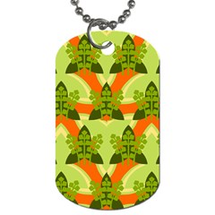 Texture Plant Herbs Herb Green Dog Tag (two Sides) by Pakrebo