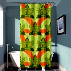 Texture Plant Herbs Herb Green Shower Curtain 36  X 72  (stall)  by Pakrebo