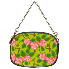 Roses Flowers Pattern Bud Pink Chain Purse (one Side) by Pakrebo