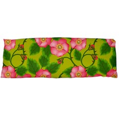 Roses Flowers Pattern Bud Pink Body Pillow Case (dakimakura) by Pakrebo