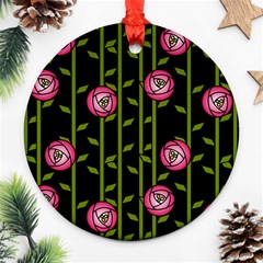 Rose Abstract Rose Garden Ornament (round) by Pakrebo