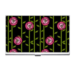 Rose Abstract Rose Garden Business Card Holder by Pakrebo