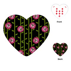 Rose Abstract Rose Garden Playing Cards (heart) by Pakrebo