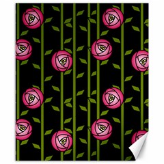 Rose Abstract Rose Garden Canvas 8  X 10 