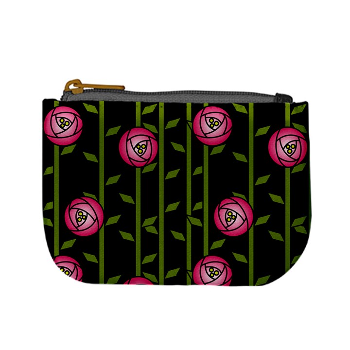 Rose Abstract Rose Garden Mini Coin Purse