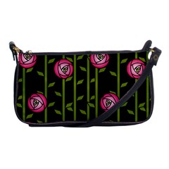 Rose Abstract Rose Garden Shoulder Clutch Bag by Pakrebo