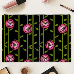 Rose Abstract Rose Garden Cosmetic Bag (xxl) by Pakrebo