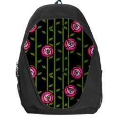 Rose Abstract Rose Garden Backpack Bag by Pakrebo