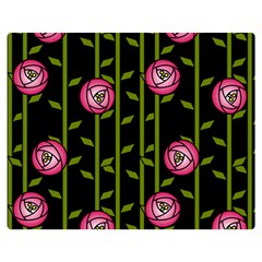 Rose Abstract Rose Garden Double Sided Flano Blanket (medium)  by Pakrebo