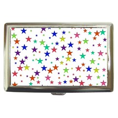 Star Random Background Scattered Cigarette Money Case by Pakrebo