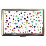 Star Random Background Scattered Cigarette Money Case Front