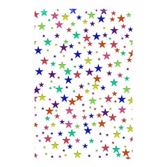 Star Random Background Scattered Shower Curtain 48  X 72  (small)  by Pakrebo