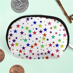 Star Random Background Scattered Accessory Pouch (medium) by Pakrebo