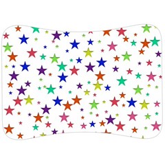 Star Random Background Scattered Velour Seat Head Rest Cushion