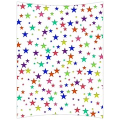 Star Random Background Scattered Back Support Cushion by Pakrebo