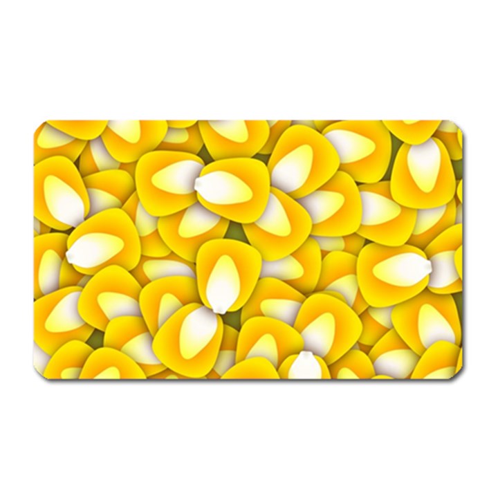 Pattern Background Corn Kernels Magnet (Rectangular)