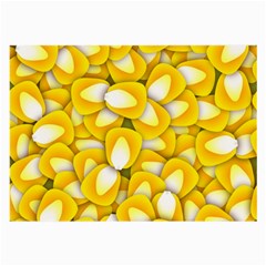 Pattern Background Corn Kernels Large Glasses Cloth by Pakrebo