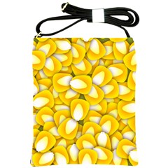 Pattern Background Corn Kernels Shoulder Sling Bag by Pakrebo