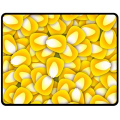 Pattern Background Corn Kernels Fleece Blanket (medium)  by Pakrebo