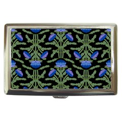 Pattern Thistle Structure Texture Cigarette Money Case by Pakrebo