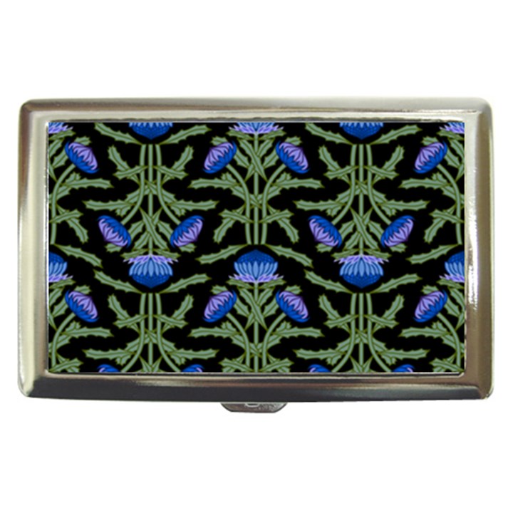 Pattern Thistle Structure Texture Cigarette Money Case