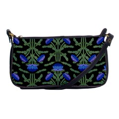 Pattern Thistle Structure Texture Shoulder Clutch Bag by Pakrebo