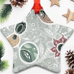 Peisles Pattern Module Design Star Ornament (two Sides) by Pakrebo