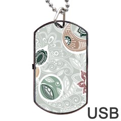 Peisles Pattern Module Design Dog Tag Usb Flash (one Side) by Pakrebo