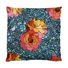 Pattern Rose Yellow Background Standard Cushion Case (one Side) by Pakrebo