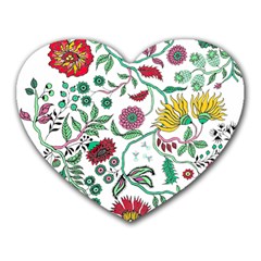 Flowers Garden Tropical Plant Heart Mousepads by Pakrebo