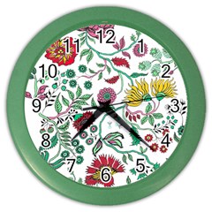 Flowers Garden Tropical Plant Color Wall Clock by Pakrebo