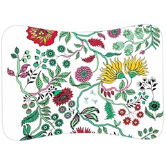 Flowers Garden Tropical Plant Velour Seat Head Rest Cushion