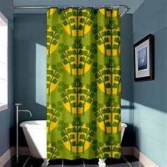 Texture Plant Herbs Herb Green Shower Curtain 36  X 72  (stall)  by Pakrebo