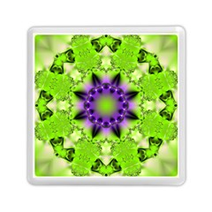 Pattern Abstract Background Art Green Memory Card Reader (square) by Pakrebo