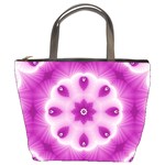 Pattern Abstract Background Art Purple Bucket Bag Front