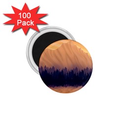 Landscape Nature Mountains Sky 1 75  Magnets (100 Pack)  by Pakrebo