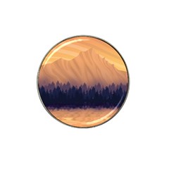 Landscape Nature Mountains Sky Hat Clip Ball Marker by Pakrebo