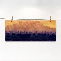 Landscape Nature Mountains Sky Hand Towel by Pakrebo