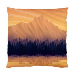 Landscape Nature Mountains Sky Standard Cushion Case (two Sides) by Pakrebo